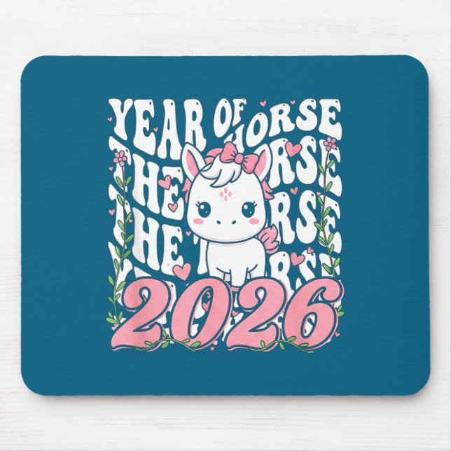 Mousepad Year Of The Horse For Girls  (Frente)