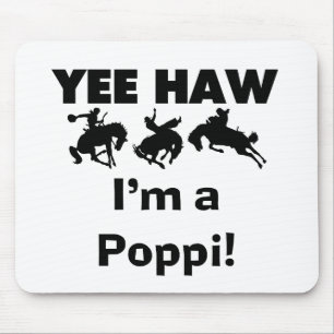 Mousepad Yee Haw, sou uma camiseta e presentes