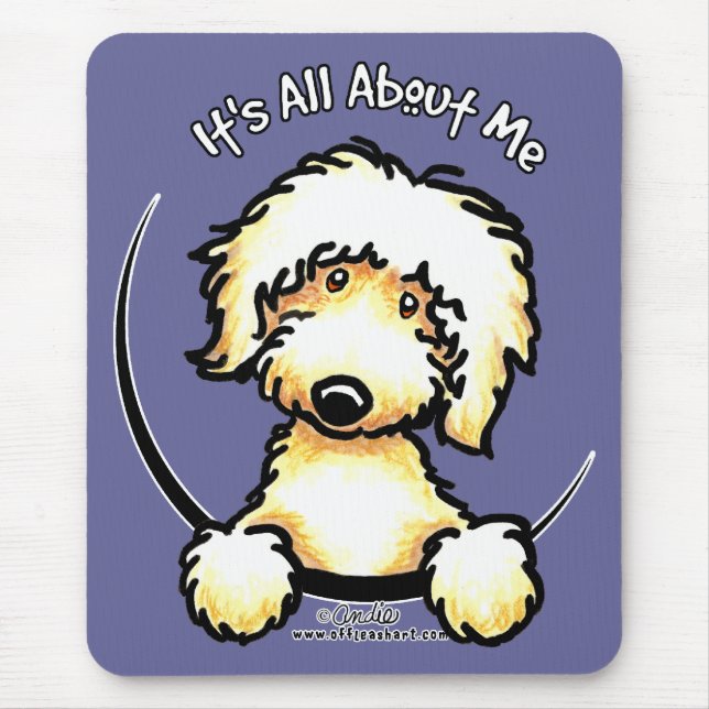 Mousepad Yellow Labradoodle IAAM (Frente)