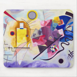 Mousepad Yellow Red Blue, Wassily Kandinsky