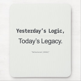 Mousepad Yesterday's Logic Today's Legacy Programmer Quote