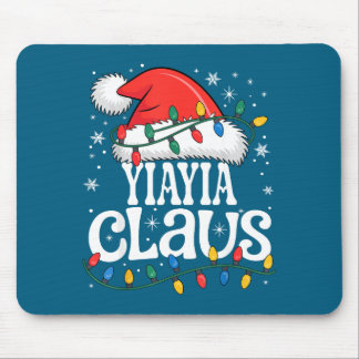Mousepad Yiayia Claus Funny Xmas Christmas Grandma Holiday 