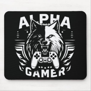 Mousepad Yin Yang Alpha Gamer Lobo