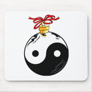 Mousepad Yin & Yang Christmas Ball