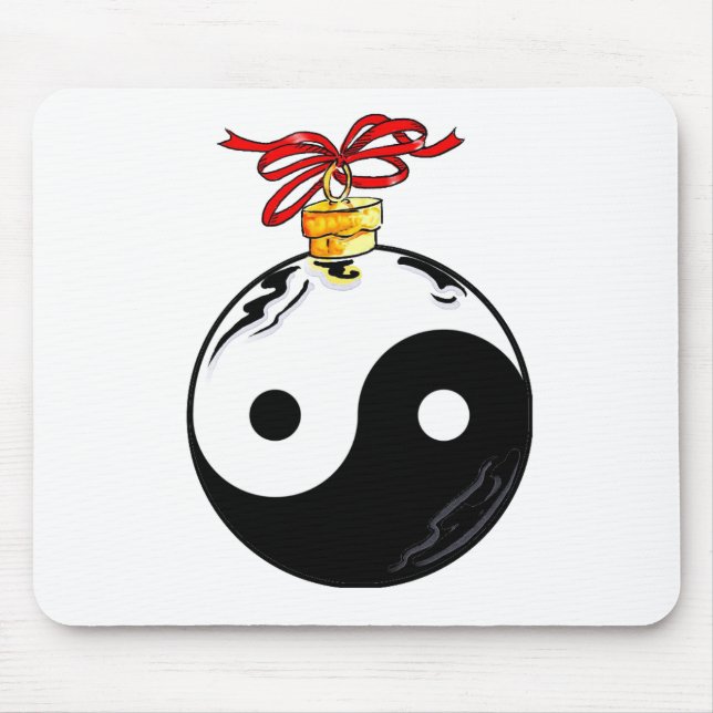 Mousepad Yin & Yang Christmas Ball (Frente)