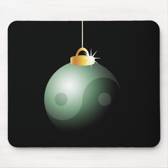 Mousepad Yin Yang Christmas Ball (Frente)