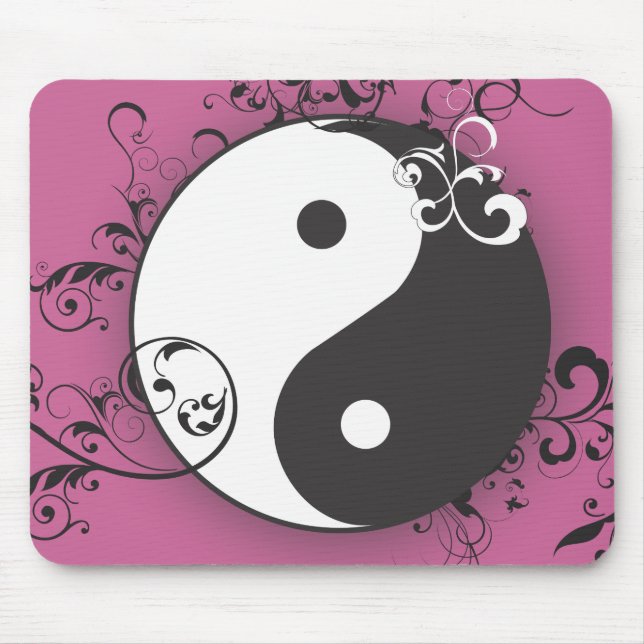 Mousepad Yin-Yang com desdobramento (Frente)