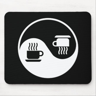 Mousepad Ying e Yang do café