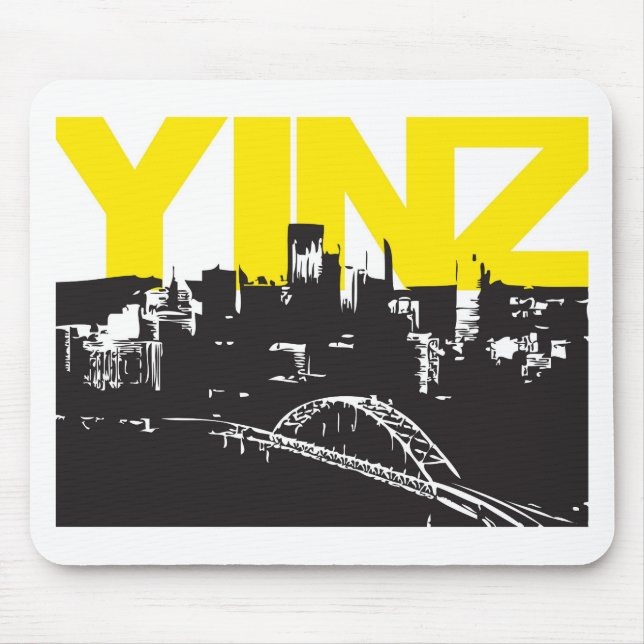 Mousepad Yinz Pittsburgh (Frente)
