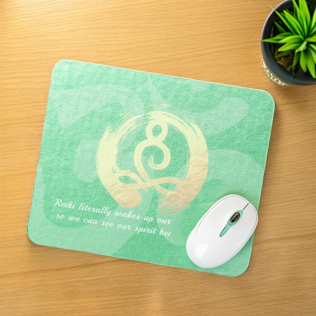 Mousepad Yoga Instructor Meditation Pose Zen Om Sign Quotes (Criador carregado)