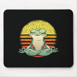 Mousepad Yoga Sapo Meditação Esporte