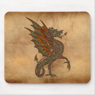 Mousepad Yold Medieval Dragon Design