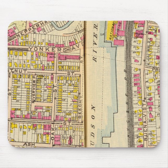 Mousepad Yonkers, Nova Iorque 14 (Frente)