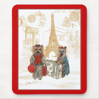 Mousepad Yorkie Eiffel Torre Paris