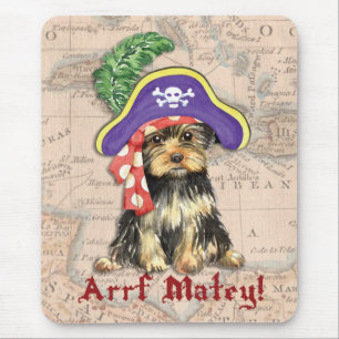 Mousepad Yorkie Pirate