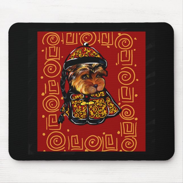 Mousepad Yorkie Poo Ano do Cão (Frente)
