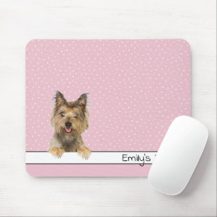 Mousepad Yorkshire Terrier em Bolinhas