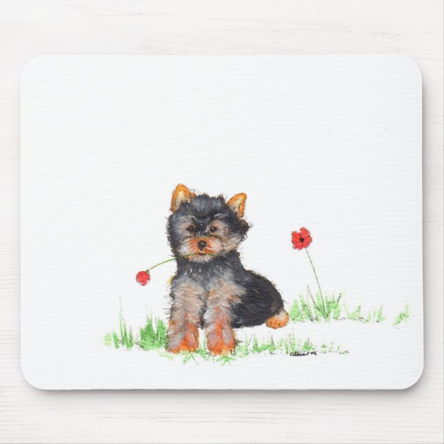 Mousepad Yorkshire terrier pup (Frente)