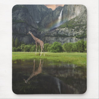 mousepad yosemite cai em girafa arco-íris
