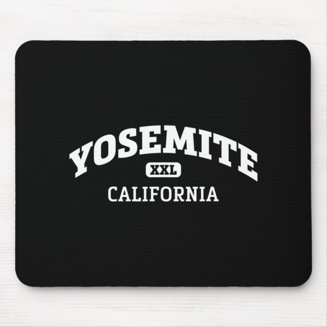 Mousepad Yosemite College Style Rock Escaling Area Design (Frente)