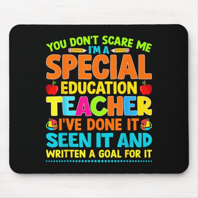 Mousepad You Don't E Me I'm A Special Education Teacher Men (Frente)