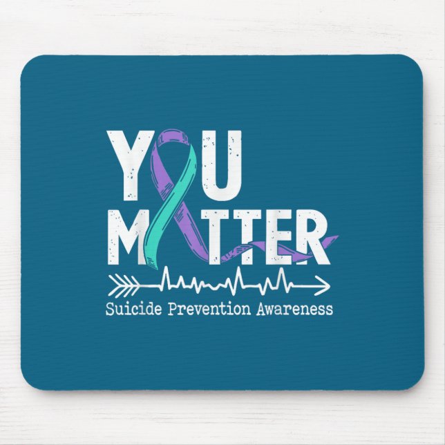 Mousepad You Semicolon Suicide Prevention Awareness Week  (Frente)