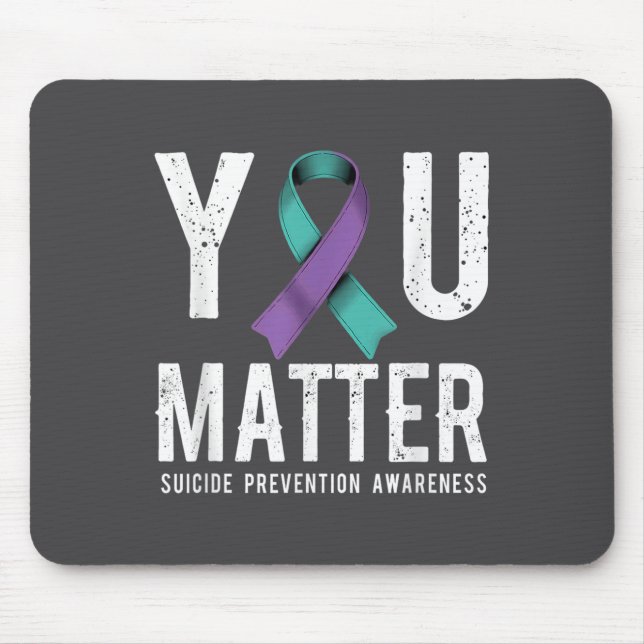 Mousepad You Suicide Prevention Awareness  (Frente)