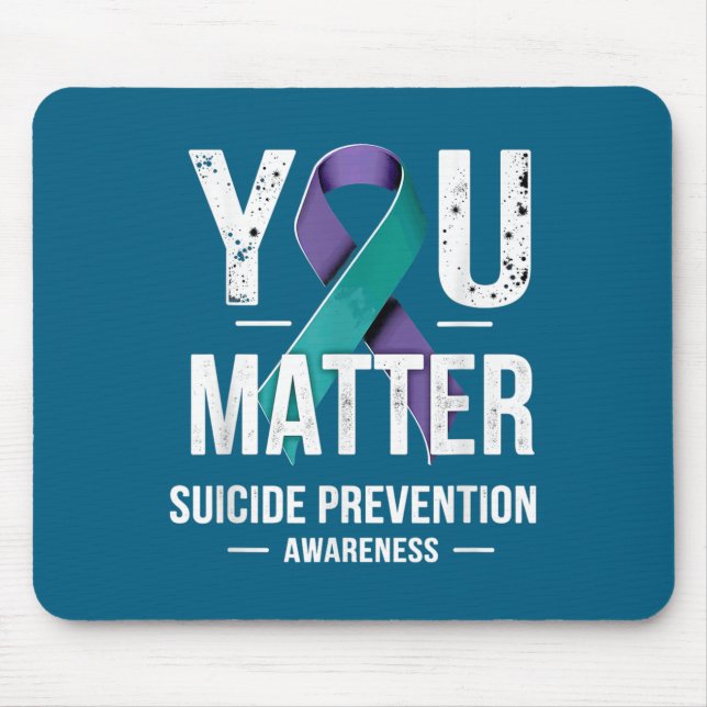 Mousepad You Suicide Prevention Awareness  (Frente)