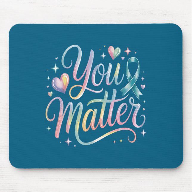 Mousepad You Suicide Prevention Awareness  (Frente)