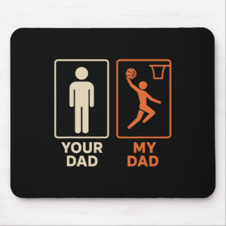 Mousepad Your Dad My Dad Sketll Dunk Daughter Son Father's 