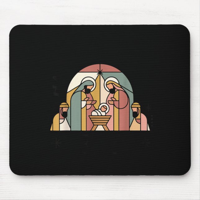 Mousepad Youth Happy Birthday Jesus Christmas Christian Tod (Frente)