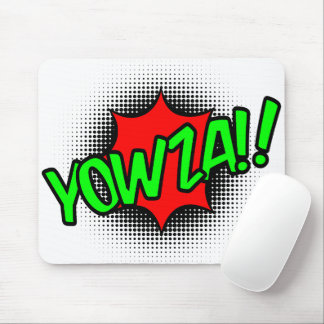 Mousepad YOWZA! Mouse de pop Art - Burst Neon Green