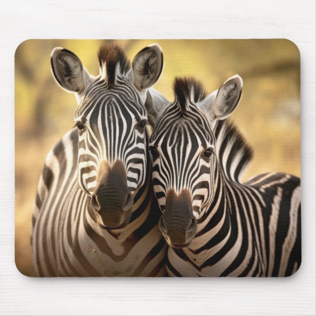 Mousepad Zebra Animal Beleza Selvagem Natureza Selvagem Lib (Frente)