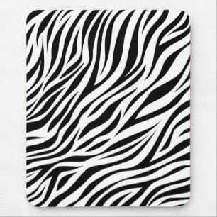 Mousepad Zebra Animal Skin Impressão Pattern-15391