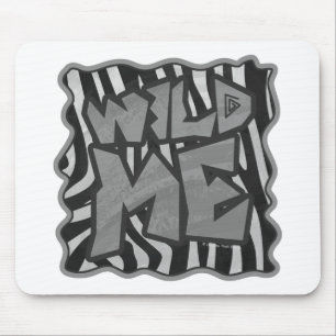 Mousepad Zebra Black e Light Cinzas Selvagens