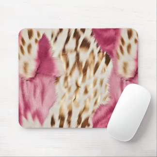 Mousepad Zebra Dourada Rosa na moda