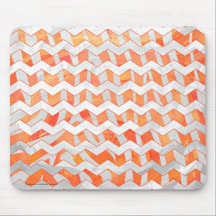 Mousepad Zebra Orange e Impressão branca