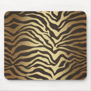 Mousepad Zebra Print Animal Skype Impressão Modern Glam Do