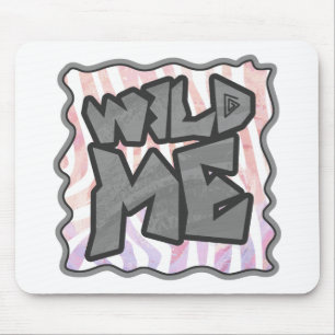 Mousepad Zebra, Rosa e Branco