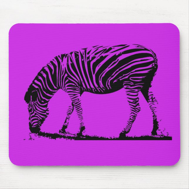 Mousepad Zebra roxa (Frente)