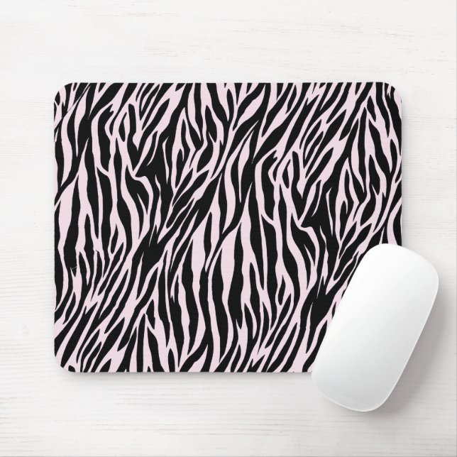 Mousepad Zebra Strips No Pink Do Pastel (Com mouse)