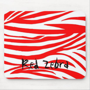 Mousepad Zebra Vermelha