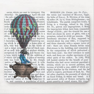 Mousepad Zebra voadora