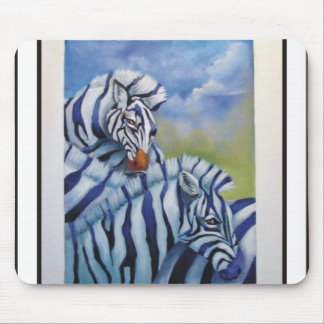 Mousepad zebras roxas