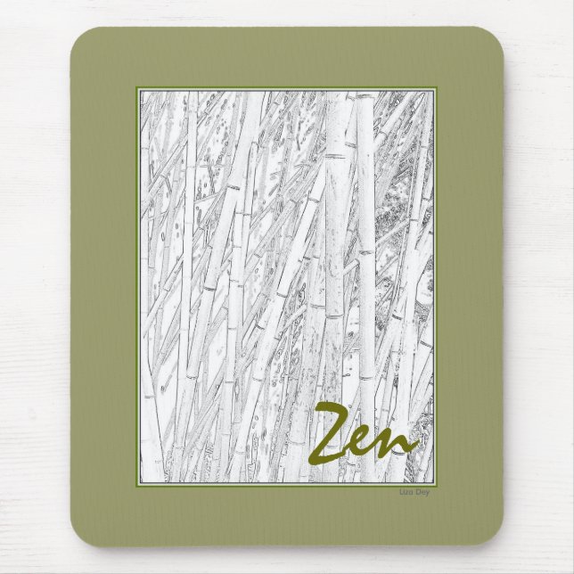 Mousepad 'Zen Bamboo' (Frente)