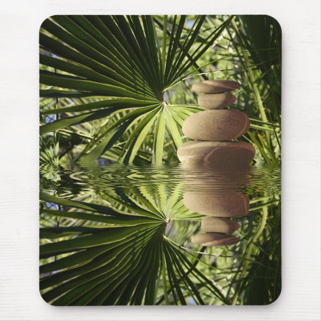 Mousepad Zen na floresta (Frente)