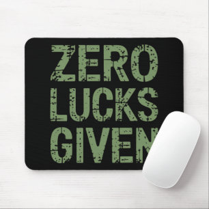 Mousepad Zero Sorte Dado Dia de São Patrício Hilarante