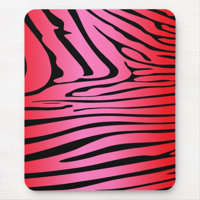 Mousepad Zesty Zebra Red (Frente)