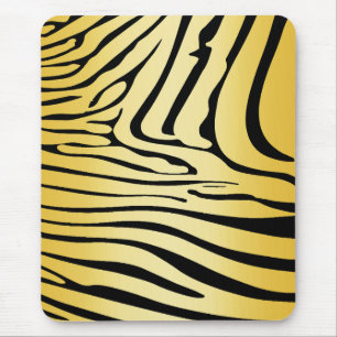 Mousepad Zesty Zebra Yellow