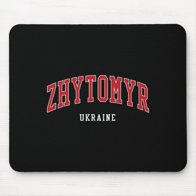 Mousepad Zhytomyr Ukraine College University Style  (Frente)